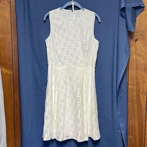 Calvin Klein Sleeveless White Dress